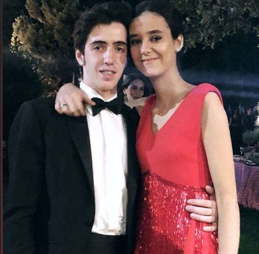 Victoria Federica y su amigo Carlos Ochoa.